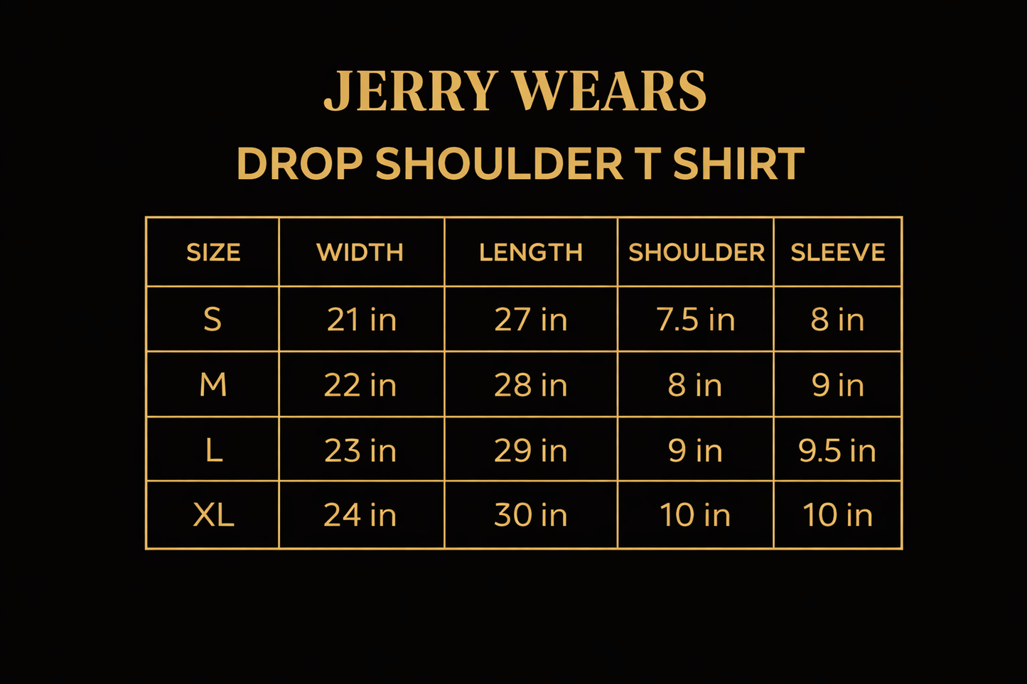 Oversized black drop shoulder T shirt
