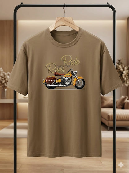 Oversized drop shoulder T shirt
